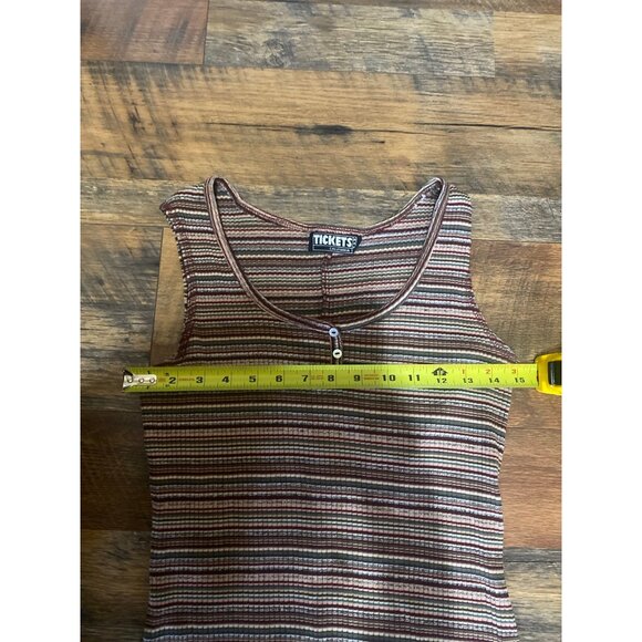 Vintage Tickets California Ribbed Bodycon Midi Dress‎ - Picture 3 of 6